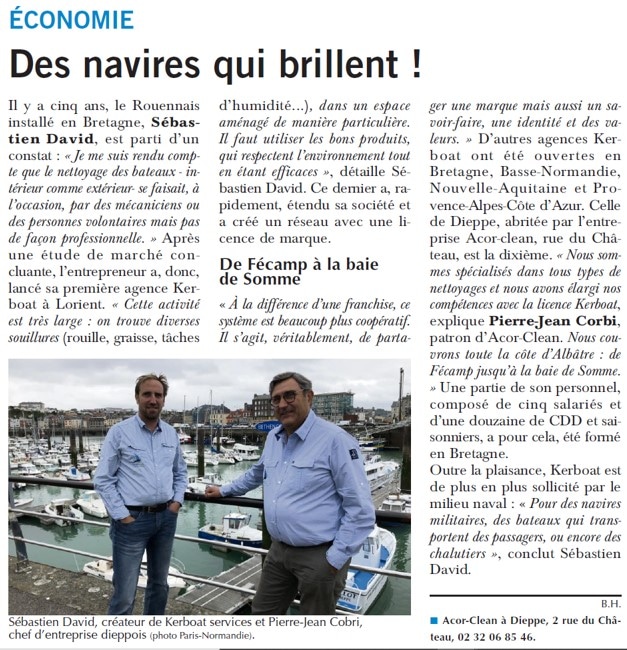 Des navires qui brillent ... aussi à Dieppe !