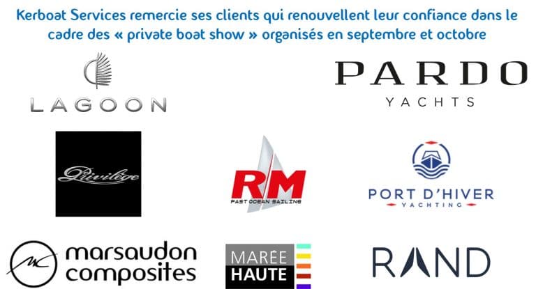 Kerboat Services sollicité pour les #PrivateBoatShow #2 !